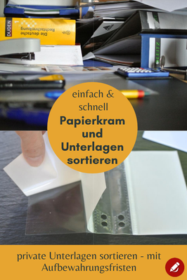 Private Unterlagen sortieren #ordnung #sortieren