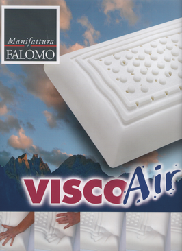 cuscino memory viscoelastico visco air saponetta manifattura falomo