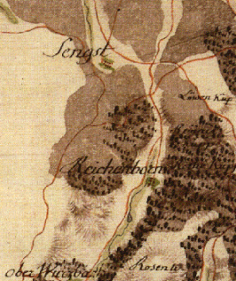 Karte Sengscheid und Reichenbrunn