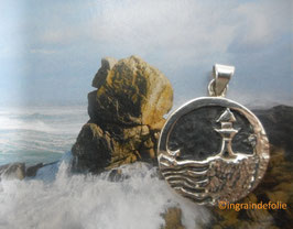 Pendentif coulé à l'os de seiche