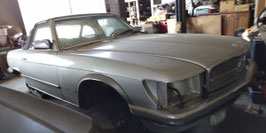 Mベンツ程度良好の107-450SLCリサイクル部品販売―エンジンA/T販売