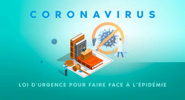 Affiche loi d'urgence coronavirus 