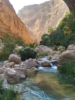 Wadi Shab, near Muscat, Oman