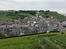 Port-en-Bessin on the Normandy Coast doubled for Ouistreham in the filming of the epic "The Longest Day". 