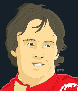 Gilles Villeneuve by Muneta & Cerracín