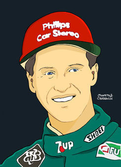 Michael Schumacher by Muneta & Cerracin