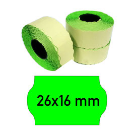 Etiketten 26x16 mm grün