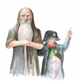 Illustration aus Noah und Napoleon (S. Meschenmoser) 