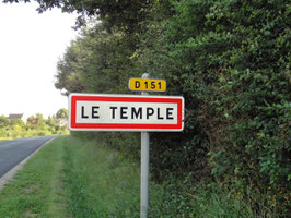 Commune Le Temple (Loir et Cher).