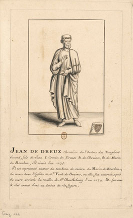 Frère Jean de Dreux. Temple de Paris