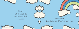 Pfarrkarte - Konfirmation Regenbogen