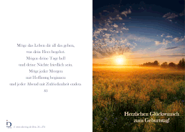 Pfarrkarte - Sonnenaufgang -KI-