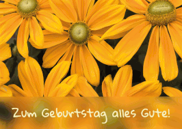 Zum Geburtstag alles Gute!