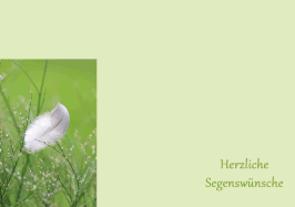 Umschlag - Herzliche Segenswünsche