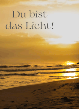 Gebetskärtchen - Du bist das Licht (10er Pack)