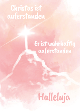 Segenskärtchen - Auferstehung