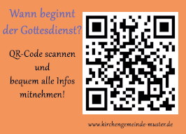 QR-Code Gottesdienst
