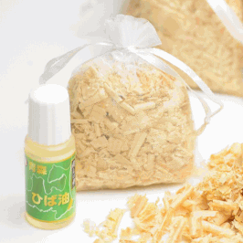 送料無料 ヒバチップ ヒバ油10ml セット カンナチップ メール便