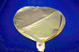 Herzform Luftballon`s mit Luft oder Helium