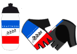 CYCLING GLOVES AND BOTTLE