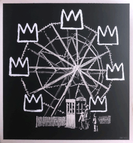 Sorry, SOLD　　バンクシー/BANKSY  “ FERRIS WHEEL”  (Reproduction Print)