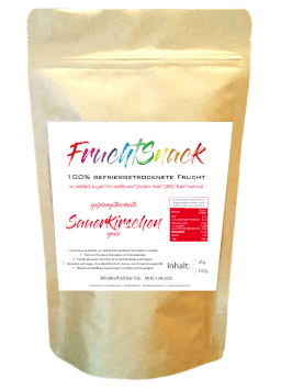 gefriergetrocknete Sauerkirsche ganze Frucht