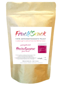 gefriergetrocknete Preiselbeeren ganze Frucht