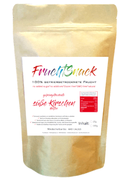 gefriergetrocknete süße Kirsch Hälften