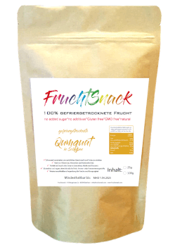 gefriergetrocknete Qumquat in Scheiben