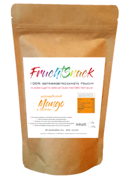 gefriergetrocknete Mango in Stückchen