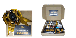 KID CAJA DESAYUNO PARA PAPA CON VINILOS