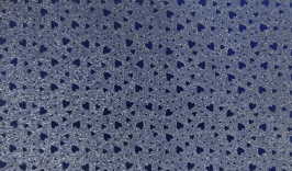 PAPEL DIAMANTADO C007 CORAZONES AZULES