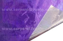 PAPEL HOLOGRAMA EN ROLLO  LLUVIA MORADO