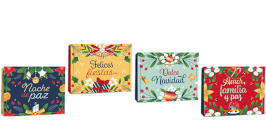 BOLSA PLASTIFICADA NAVIDEÑA GBX129HL GRANDE HORIZONTAL
