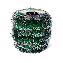 ESCARCHA BOA CON BRILLOS PLATA