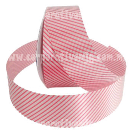 LISTON DIAGONALES SALMON  ANCHO 9
