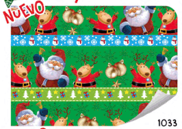 PAPEL COUCHE NAVIDEÑO MOD.1033