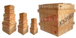 JUEGO COMPLETO DE CAJAS DE MADERA EXPORT