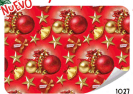 PAPEL COUCHE NAVIDEÑO MOD.1027
