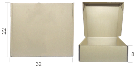 CAJA TIPO RELF PARA DONAS MICROCORRUGADO