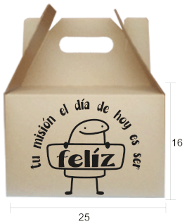 CAJA LONCHERA DESAYUNADOR RELF MICROCORRUGADO VINTAGE FLORKS