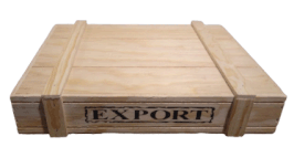 CAJA DE MADERA EXPORT PARA ROPA