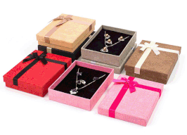 CAJA DE JOYERIA COLLAR TEXTURIZADA