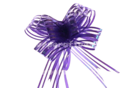 MOÑO ORGANZA MEDIANO MORADO