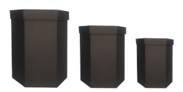 TORRE DE CUBOS EXAGONALES BLACK