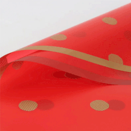 PAPEL ALBANENE POLKA GRANDE ROJO