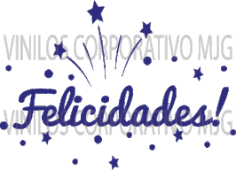 VINIL FELICIDADES ESTRELLA AZUL