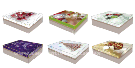 CAJA TAPA BASE MICROCORRUGADA NAVIDEÑA SERIE 7