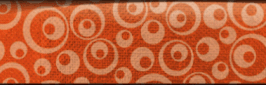 PAPEL GOFRADO OJITOS NARANJA