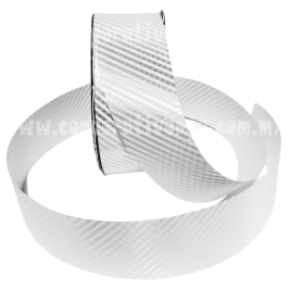 LISTON DIAGONALES BLANCO ANCHO 9